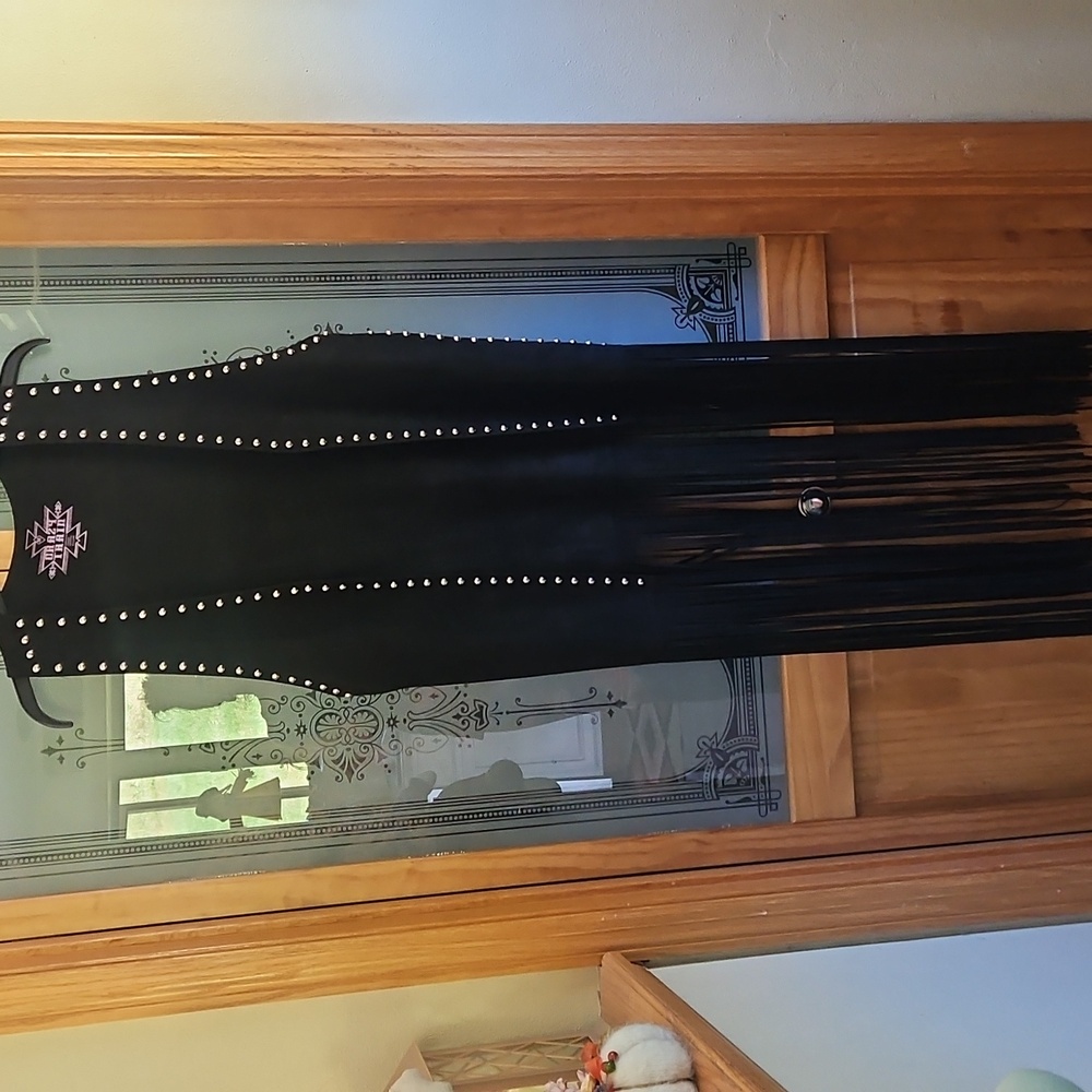 Crazy Train Black Long Vest